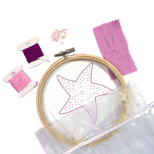 Kit de broderie - Etoile de mer