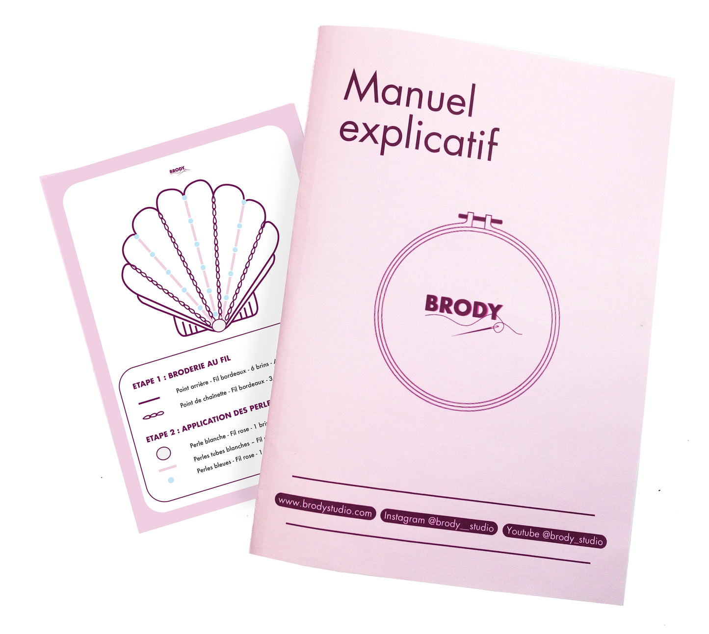 Kit de broderie - Coquillage