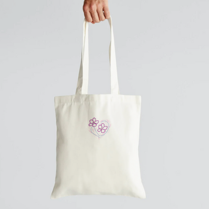 Kit de broderie - Coeur fleuri