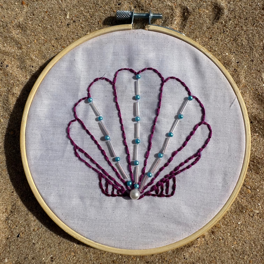 Kit de broderie - Coquillage