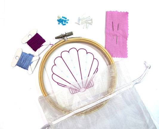 Kit de broderie - Coquillage